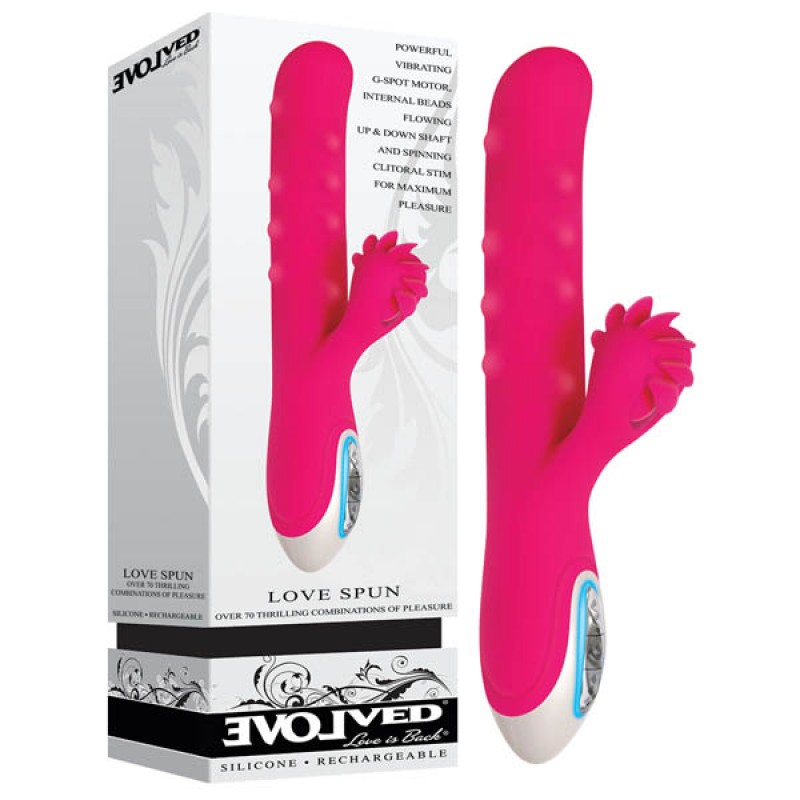 Love Spun Vibrator with Spinning Clitoral Wheel